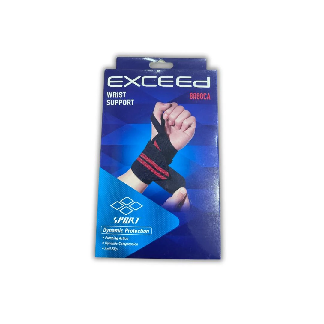 قطعتان من أشرطة دعم المعصم القابلة للتعديل لرفع الأثقال والتدريبات الرياضية