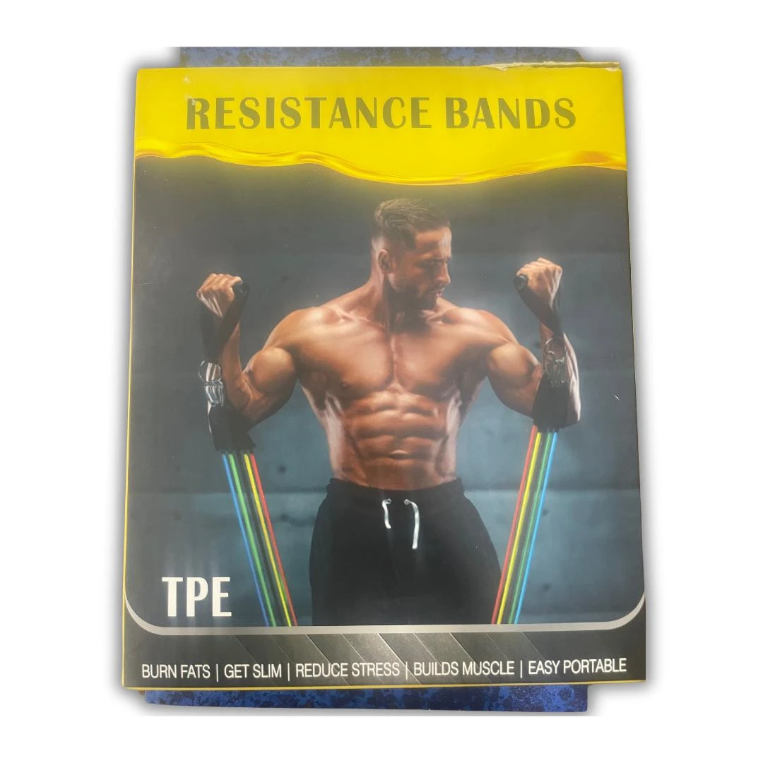 مجموعة أحزمة المقاومة مع دعامة