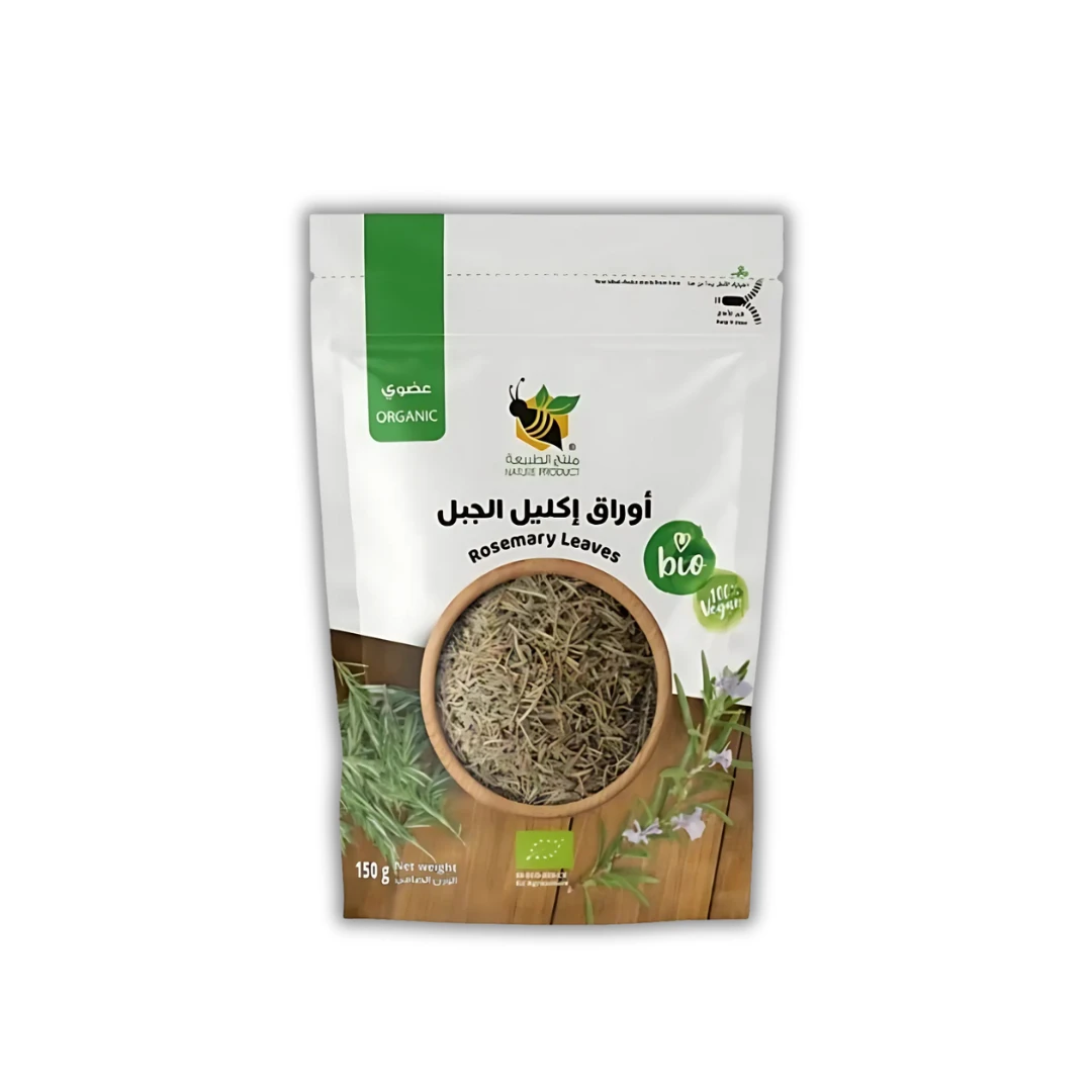 أوراق إكليل الجبل العضوي من منتج الطبيعي