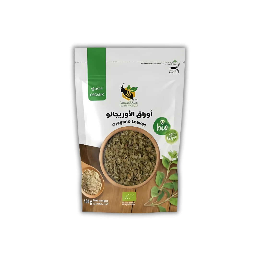أوراق الأوريجانو العضوي من منتج الطبيعي