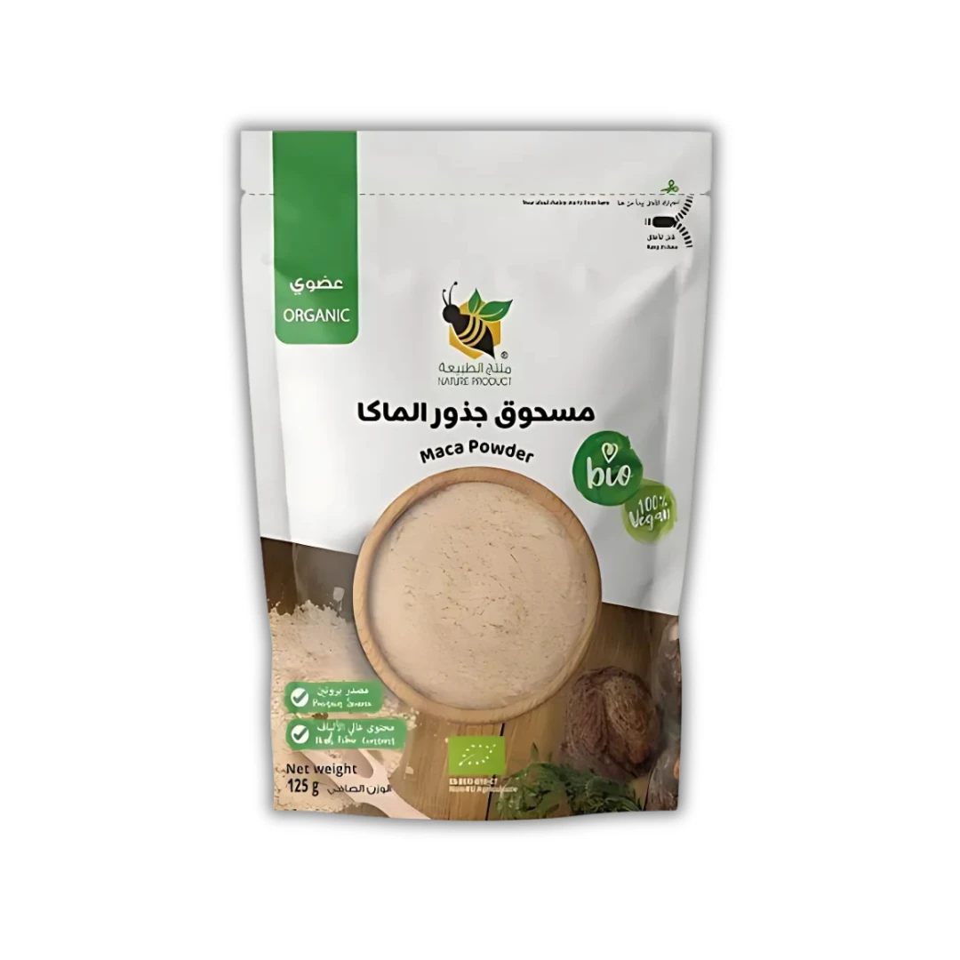مسحوق جذور الماكا العضوية من منتج الطبيعي