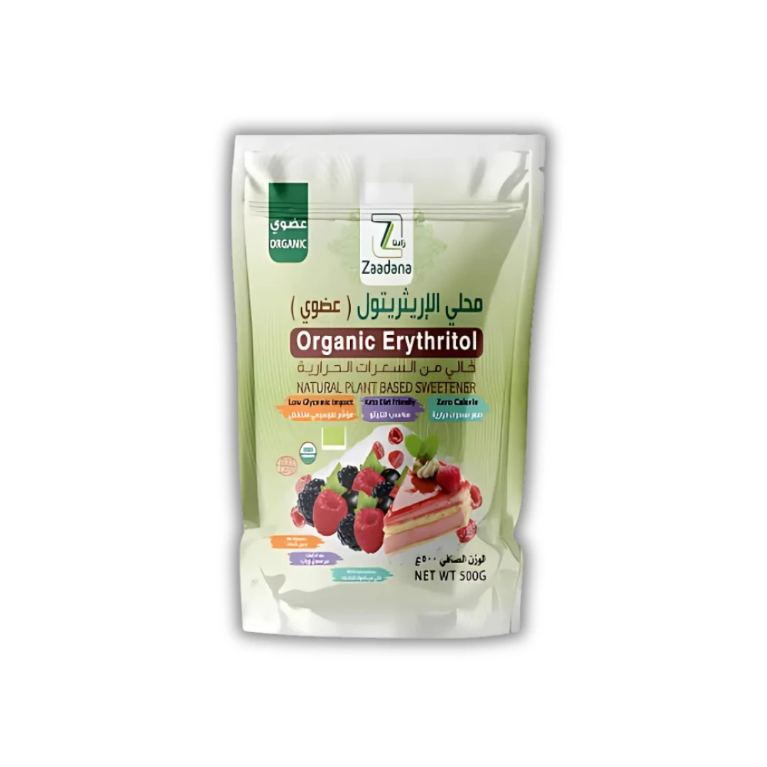 محلي الارثريتول العضوي 500 جم من زادنا