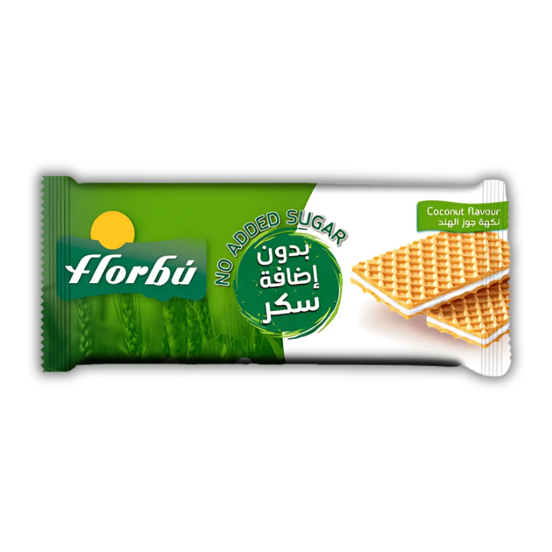 ويفر بسكويت جوز الهند بدون سكر مضاف 160جم