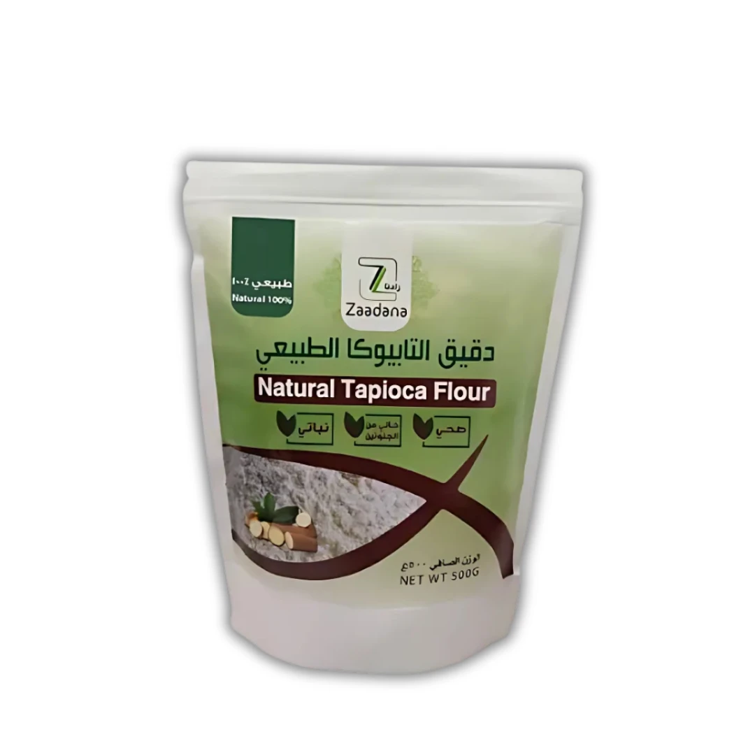 دقيق التابيوكا الطبيعي 500 جم من زادنا