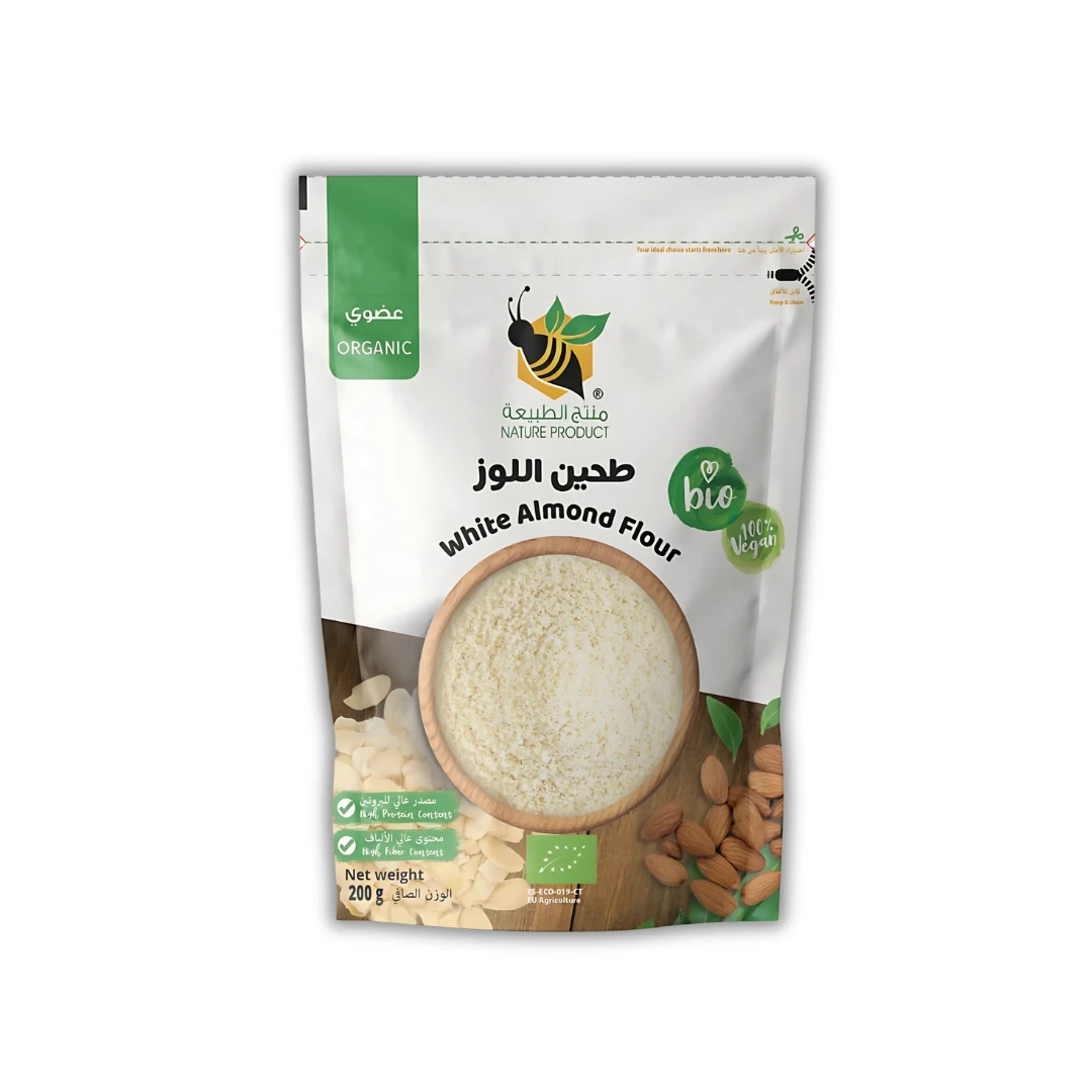 طحين اللوز عضوي من منتج الطبيعي