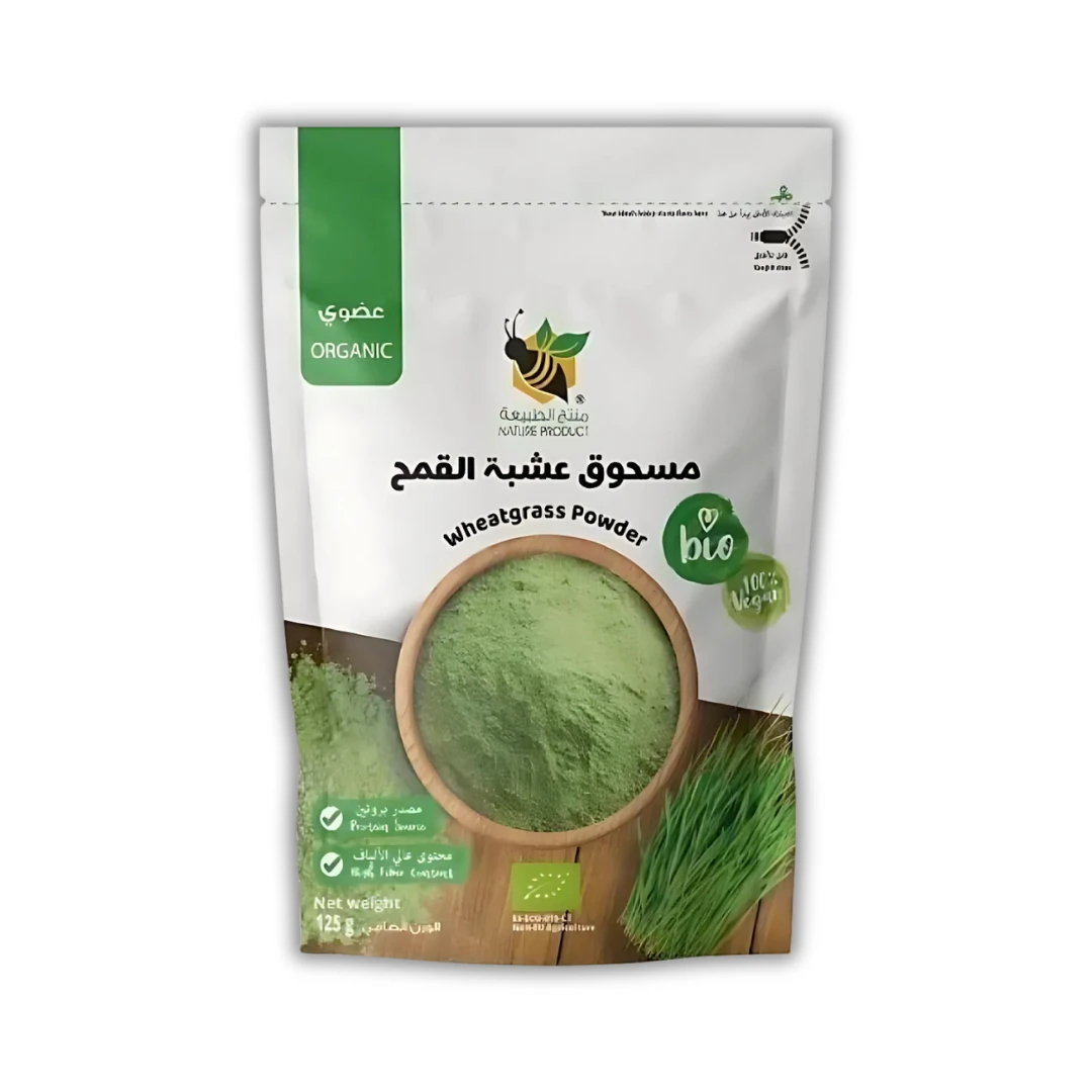 مسحوق عشبة القمح عضوي من منتج الطبيعي