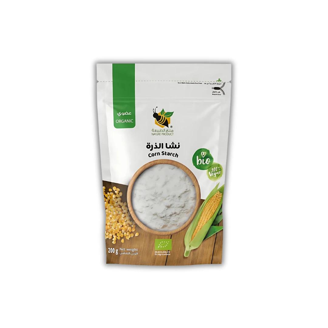 نشا الذرة عضوي 200 جرام من منتج الطبيعي